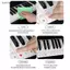 SRVN 1 Bộ Chữ Cái Cho Người Mới Bắt Đầu Piano Stier 88 / 61 / 54 / 49 Phím Có Nhãn Ghi Chú Màu Có Thể Tháo Rời Bàn Phím Đàn Piano Stier.