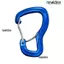 NEWIDEA Khóa Carabiners, Móc kẹp Carabiner hợp kim nhôm đa chức năng, Nhẹ tháo nhanh Khóa võng hạng nặng ngoài trời