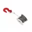 CATMALLER88 RC Tời Cuộn Dây, 25T Spline Gear Bạc Dây Thép Đỏ Móc Kéo, Dây Thép Kim Loại Bền Dây RC Xe Bánh Xích Mô Phỏng Leo Núi