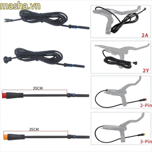 Cảm biến phanh xe đạp điện, Thiết bị đầu cuối 2A / 2Y 2Pin / 3Pin Phanh từ tính Dây cảm ứng, thường mở chiều dài 35 / 150cm Dây cảm biến công suất Xe đạp điện Xe tay ga Ebike