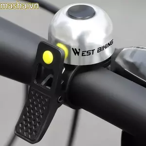 Chuông Xe Đạp Sừng, Âm Thanh Sắc Nét Ổn Định Đi Xe Đạp Vòng Tay Lái Xe Đạp, Nhẹ Bền Hợp Kim Nhôm Chống Thấm Nước Xe Đạp Ngón Tay Cái Chuông MTB