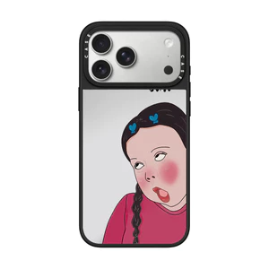 Phim hoạt hình Gương từ tính Cô gái ngộ nghĩnh Vỏ điện thoại cho IPhone 17 Pro Max 16 15 14 13 12 11 17 Vỏ khí Vỏ bảo vệ chống sốc