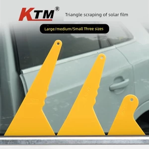 Dụng Cụ Làm Phim Ô Tô KTM Phim Năng Lượng Mặt Trời Miệng Mỏng Tam Giác Cạp Chịu Nhiệt Độ Cao Nướng Phim Nhựa Lớn Cứng Bóp Nước Cạp