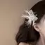 PNPIA- Thanh Lịch Tinh Tế Lông Bướm Kẹp Tóc Cổ Tích Sang Trọng Cưới Phụ Kiện Tóc Cho Nữ Cô Gái Ngọt Ngào Thời Trang Kẹp Tóc Quà Tặng