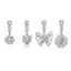 CANAMEK Thời Trang Trái Tim Bụng Nút Nhẫn Thép Không Gỉ Tòn Tòn Rốn Xuyên Barbell Cho Nữ Cô Gái Gợi Cảm Cơ Thể Xuyên Trang Sức CSF
