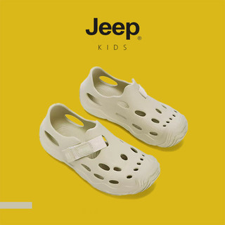 JEEP Giày Lỗ Rỗng Mùa Hè Trên Bãi Biển Chống Trơn Trượt Giày Sandal Bé Trai Bé Gái