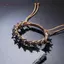 AqToCna Punk Hip Hop Phong Cách Nam Handmade Dệt Hợp Kim Keel Vòng Tay Có Thể Điều Chỉnh Kích Thước Tay Phụ Kiện AqToCna