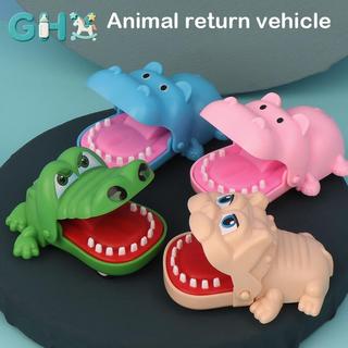 GHX Cắn Tay Cá Sấu Miệng Kéo-ba Đồ Chơi Ô Tô Hoạt Hình Hippo Puppy Kéo Ba Đồ Chơi Xe Báo Chí Răng Cắn Ngón Tay Triy Đồ Chơi VN