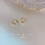 Hàn Quốc Niche Nhiều Màu Sắc Dầu Nhỏ Giọt Vòng Tròn Bông Tai Nhiều Màu Sắc Pháp Thoáng Mát Phong Cách Bông Tai Hợp Thời Trang 6.16