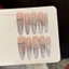 Màu Hồng Ba Chiều Hoa Móng Tay Nghệ Thuật Mẹo 10 Cái 3D Nổi Thiết Kế Hoa Với Lấp Lánh Kim Cương Giả Handmade Bấm Móng Tay Cho Nữ
