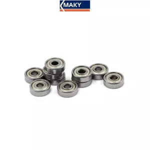MAKY 10pc 625ZZ Mô hình thu nhỏ Cao su kín Tấm chắn kim loại Hệ mét Vòng bi xuyên tâm VN