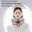 PNPIA- Gối Massage Du Lịch Hình Chữ U Cotton Mềm Bảo Quản Di Động Ne Hỗ Trợ Bảo Vệ Có Thể Tháo Rời Có Thể Giặt Được Gối Máy Bay Chăm Sóc Cột Sống Cổ Tử Cung