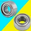Belleshopp Vòng bi 10 cái Thép đôi được bảo vệ 685ZZ Vòng bi mini tuyến tính thu nhỏ 5x11x5mm