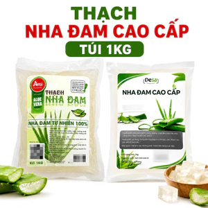 Thạch Nha Đam Ami Và Desa Cao Cấp, Topping Giòn Ngon Thanh Mát Cho Đồ Uống
