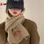Khăn Ấm Mùa Đông Cho Nữ Thời Trang Chữ Dệt Kim Len Sợi Neerchief Muffler Khăn Choàng Nữ Ne Quấn VN