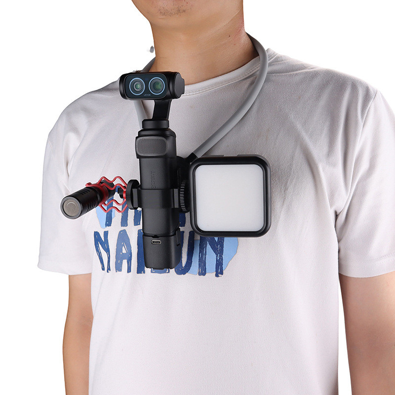 Giá đỡ cổ cho Insta360 Luna Ultra, hoàn hảo để chụp ảnh POV góc nhìn thứ nhất