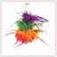 JRP 1 Nữ Fascinator Mũ Hoa Lông Vũ Lưới Sợi Cotail Đảng Cưới Tóc Phụ Kiện Đầu Trang Trí JRP