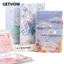 GETVOW Bộ Thử Thách Tiết Kiệm 100 Phong Bì, Sổ Tay Chống Nước Tái Sử Dụng, Kế Hoạch Quản Lý Tài Chính Cho Cặp Đôi