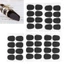 WANYEDI 160 Chiếc Đệm Miệng Saxophone, Miếng Dán Miệng Clarinet Màu Đen Thân Thiện Với Môi Trường, Miếng Dán Miệng Hình Bầu Dục Dày 0.8 Mm