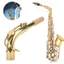 Cổ Saxophone YICA Alto, Ống cổ Saxophone bằng đồng vàng, Dụng cụ đường kính cổng 2,45cm / 0,96in chuyên nghiệp Cổ uốn cong cho Alto Saxophones Sử dụng