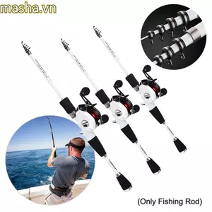 Cần câu bằng kính thiên văn có thể điều chỉnh Dụng cụ câu cá SuperHard di động