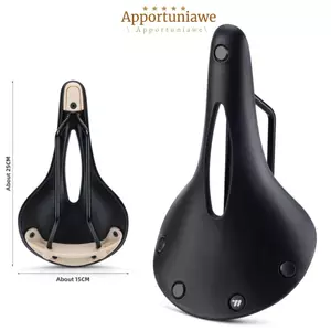 IAPPORTUNIA Xe Đạp, Đường Sắt Thép Đệm Rỗng Công Thái Học Đi Xe Đạp, Phong Cách Retro Mềm Carbon Công Thái Học Đệm Ghế Xe Đạp Lưu Diễn Xe Đạp