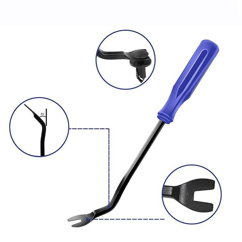 GKY 5 Cái Không Trầy Xước Nhựa Pry Dụng Cụ Tháo Viền Ô Tô Bộ Dụng Cụ Loại Bỏ Bảng Cửa Nội Thất Kẹp Dây Buộc Bộ Loại Bỏ Cho Xe GKY