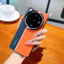 Dành Cho OPPO Find X9 Ultra Ốp Lưng Sang Trọng Huỳnh Quang Sọc Màu Da PC Chống Rơi Dành Cho Oppo Find X9Ultra Chống Sốc Funda