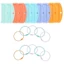 ROLY 10 chiếc Hộp đựng thẻ, Hộp đựng thẻ tái sử dụng ABS, Mini di động ngoài trời với 10 vòng đựng thẻ cho thẻ Yoto