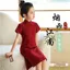Bé Gái Sườn Xám Mùa Hè Cờ Đỏ Chiến Thắng Gửi Kỳ Thi Trẻ Em Phong Cách Trung Hoa Phong Cách Mới Sinh Nhật Bé Gái Váy Trung Hoa