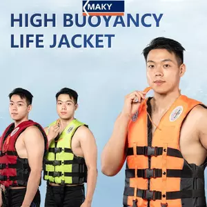 MAKY Life Jaet Dành Cho Người Lớn Trẻ Em, Thể Thao Dưới Nước An Toàn Nam Nữ Áo phao Cho Trượt Tuyết Đi Bè Lướt Sóng Kayak Nhân Viên Cứu Hộ VN