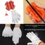 DONOVANQQ Dây Kéo, Ống Đục Lỗ Chống Trượt Kẹp Cáp Kéo, Dây Thép Dây Cao Su Dây Bền Dây Di Động Dây Cá Dây Găng Tay An Toàn