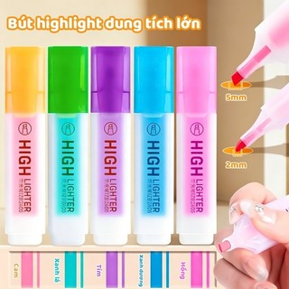 Bút Highlight. Bút Nhớ Nhiều Màu Màu Sắc Tươi Sáng Dụng Cụ Học Tập Bút Đánh Dấu Học Sinh