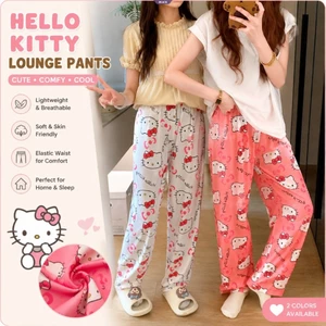 Quần ngủ Hello Kitty dễ thương dành cho nữ Quần điều hòa không khí mùa hè nhẹ