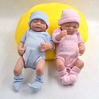 Búp bê em bé sơ sinh 28cm kèm quần áo chân thật