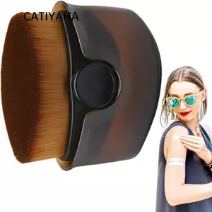 Dụng cụ bôi kem chống nắng trẻ em CATIYAHA, Bàn chải chống nắng mềm cầm tay, Cách sử dụng đa chức năng Bàn chải trang điểm màu trơn dễ làm sạch