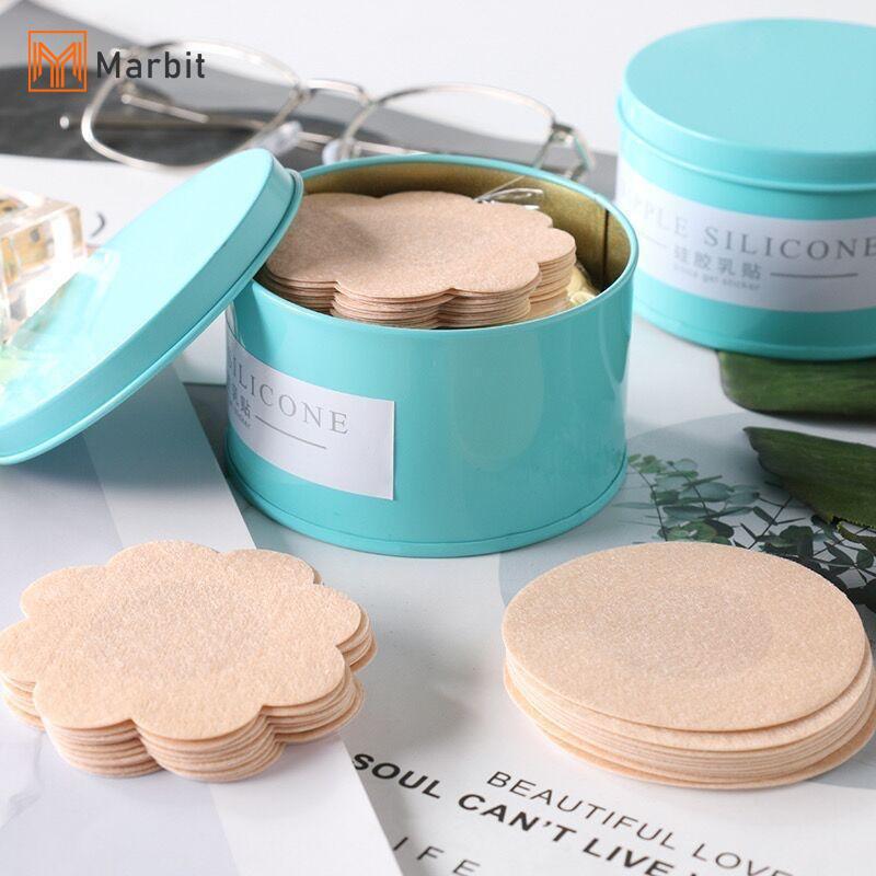 [Mar-T] 60 Miếng Đệm Núm Vú Vô Hình Cho Nữ Vải Siêu Mềm Không Kích Ứng Miếng Lót Ngực Dùng Một Lần Cho Đồ Lót Du Lịch Thể Thao