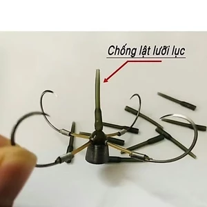 Set 50 Ống Chống Lật Lưỡi Lục, Bọc Khóa Link Câu Lure. Tăng Thẩm Mỹ Cho Bộ Thẻo Câu.