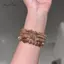 AqToCna Vòng Tay Vintage Bộ Bốn Mảnh Mới Tinh Tế Thời Trang Vòng Tay Đá Tự Nhiên AqToCna