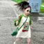 Áo thun ngắn tay cỡ trung cho bé gái (100-150) Mùa hè Phong cách mới Áo khoác màu hoạt hình thời trang