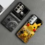 Ốp điện thoại cứng mờ siêu nhỏ "Thiết kế máy chơi Game Pikachu" ‌Dành Cho Samsung S26 Ultra S25 S24 Ultra S25FE S23 Ultra A56 A17S24 + S23 FE S22U S20FE S21 Chống Sốc Samsung Cover