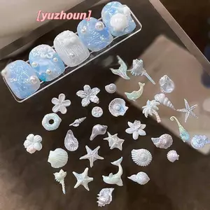1 Chiếc Lily Hoa Biển Vỏ Conch San Hô Sao Biển 3D Acrylic Móng Tay Khuôn Trang Trí Móng Tay DIY Silicon Làm Móng Tay Khuôn Móng Tay Nghệ Thuật Khuôn