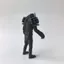 Yake Ultimate BOSS Dark Cosmic Warrior Su Yide Cao Su mềm Monster Joint Đồ chơi mô hình di chuyển Chiều cao 15cm