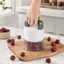 Linh hồn| Cherry Pitter để nướng Cherry Corer 7 lỗ Cherry Pitter Corer Tool – Dụng cụ tẩy nhiều loại lông di động cho quả anh đào Olives Fruits – Dụng cụ nhà bếp bấm nhanh cho mứt
