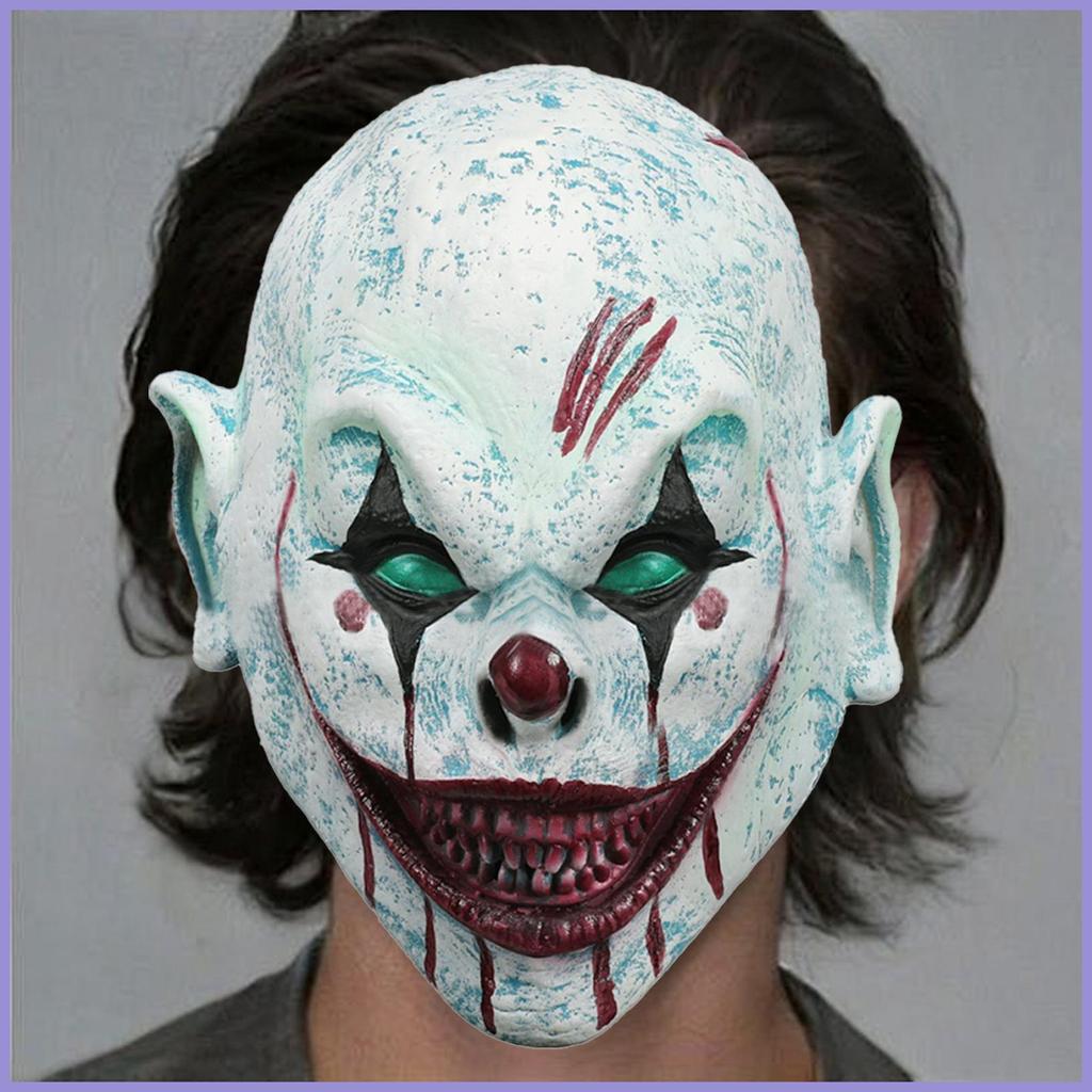 Dress Up Masque đẫm máu Halloween Cosplay Đạo cụ cao su Halloween Masque cho bữa tiệc Biểu diễn sân khấu Prank mueadsyvn