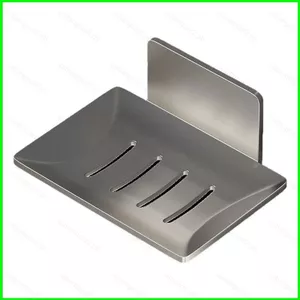 YB2 3 Chiếc Treo Tường Thép Không Gỉ Xà Phòng Đĩa Không Khoan Tự Dính Thoát Nước Xà Phòng Chống Rỉ Sét
