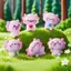 6 Chiếc Mini Nhựa Axolotl Nhân Vật Thu Nhỏ Món Ăn Vườn Micro Trang Trí Phong Cảnh Trà Bàn Làm Vườn Axolotl Trang Trí [VN]