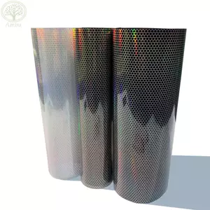 Phim Vinyl Xe Máy Xe Máy AMBU, Chống Thấm Nước Sửa Đổi Màu Sắc Đổi Đèn Dán, Mát DIY Tổ Ong Đèn Pha Đèn Hậu Tint Phim Trang Trí Xe Máy