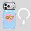 Đá Pha Lê Từ Tính Hoạt Hình Cô Gái Ốp Lưng Điện Thoại iPhone 17 Pro Max 16 15 14 13 17Air 16Plus Ốp Cứng Chống Sốc Bảo Vệ Vỏ