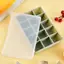 Cod 15 dễ dàng phát hành linh hoạt Silicone Ice Cube khay với nắp-tái sử dụng, Stackable Tủ đông khuôn mẫu